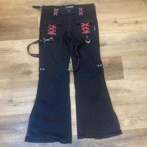 Vintage Tripp NYC Daang Goodman Goth Bondage Pants + Chains 9